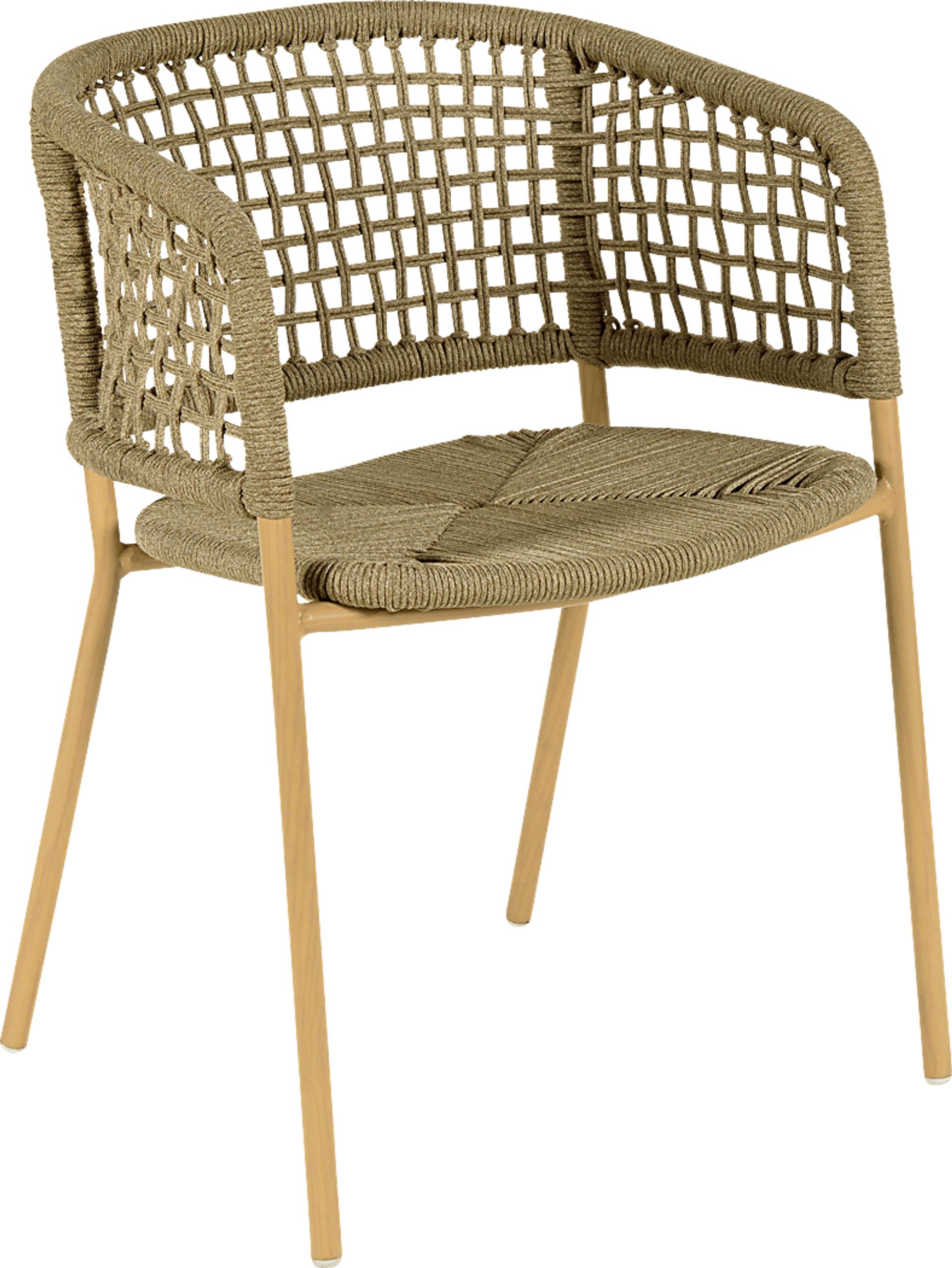 Outdoor Epting Brown Dining Chair - Image 1
