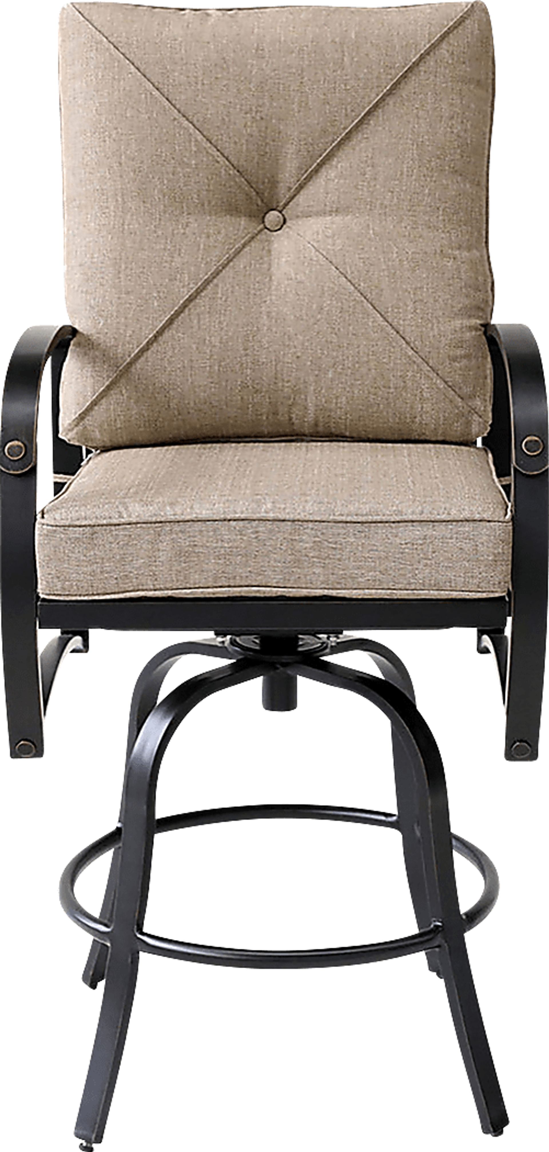 Outdoor Esmerie Beige Barstool, Set of 2 - Image 3