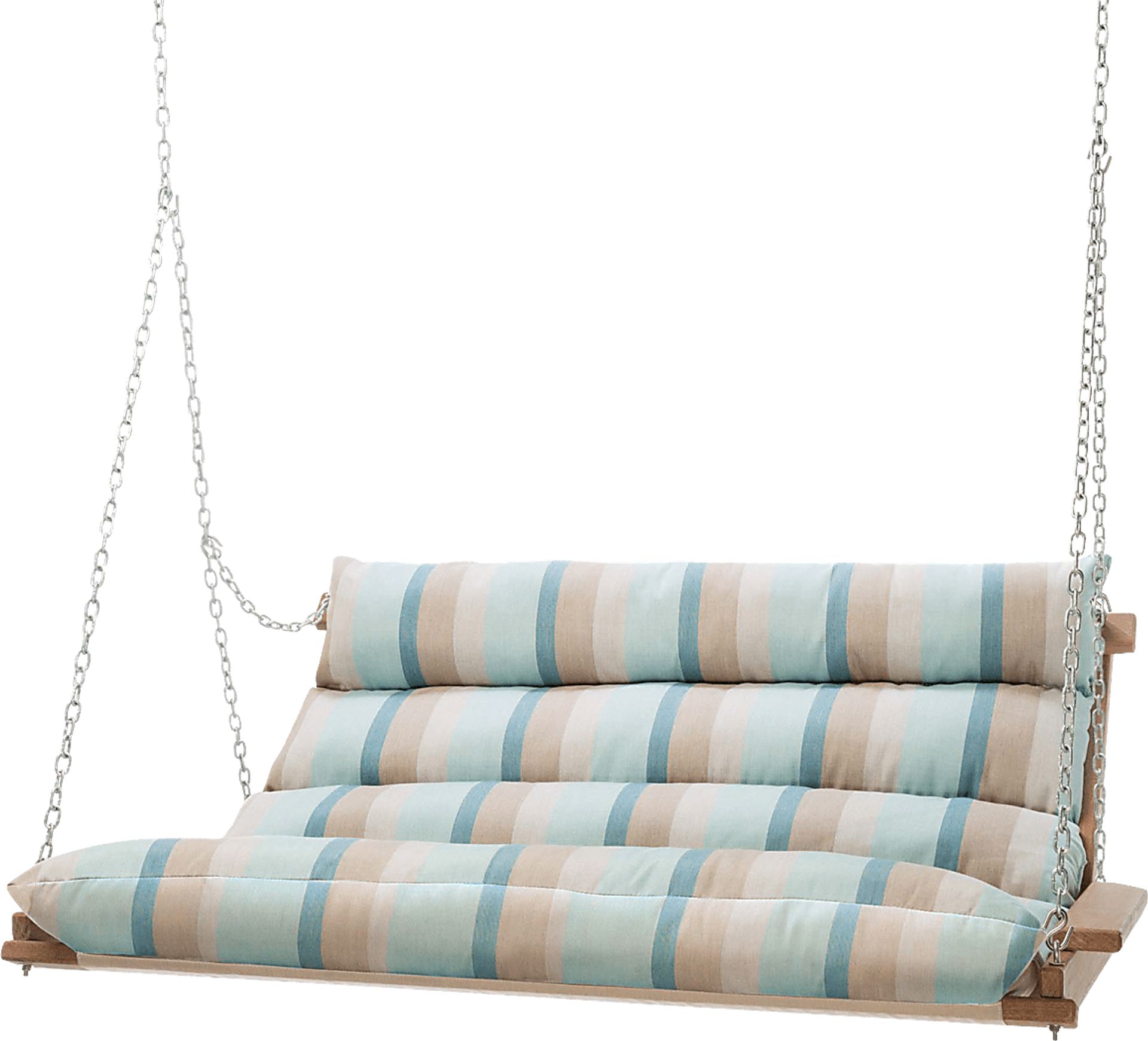 Outdoor Etsumi Blue Tan Swing Hammock - Image 1