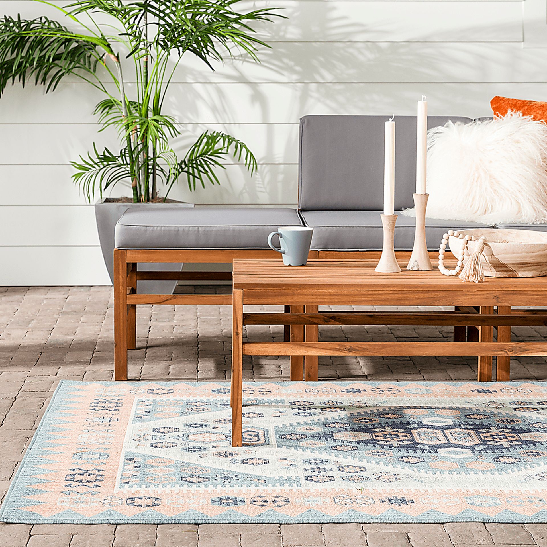 Outdoor Evernon I Gray 7 Piece Sectional Set - Image 2