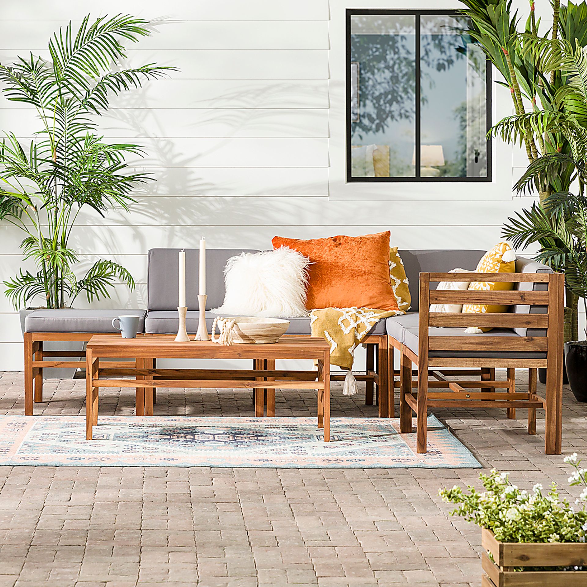 Outdoor Evernon I Gray 7 Piece Sectional Set - Image 4