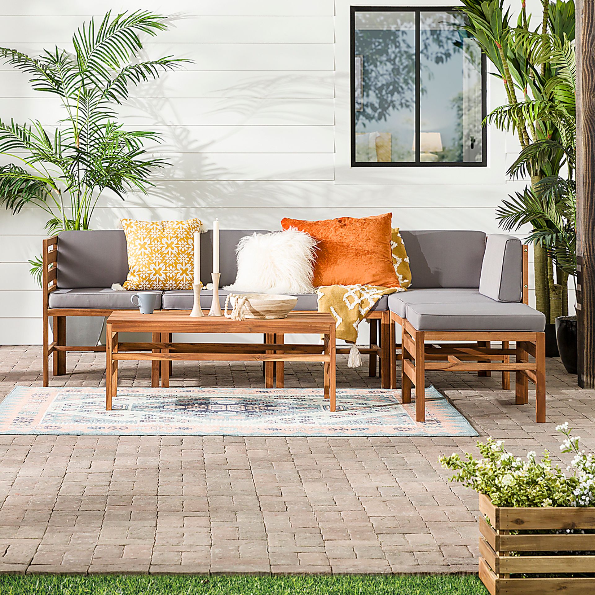 Outdoor Evernon I Gray 7 Piece Sectional Set - Image 6