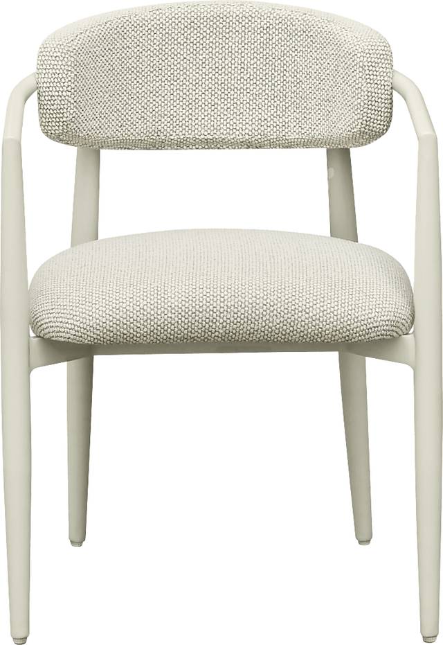 Outdoor Fryburg Cream Arm Chair - Thumbnail - Image 2