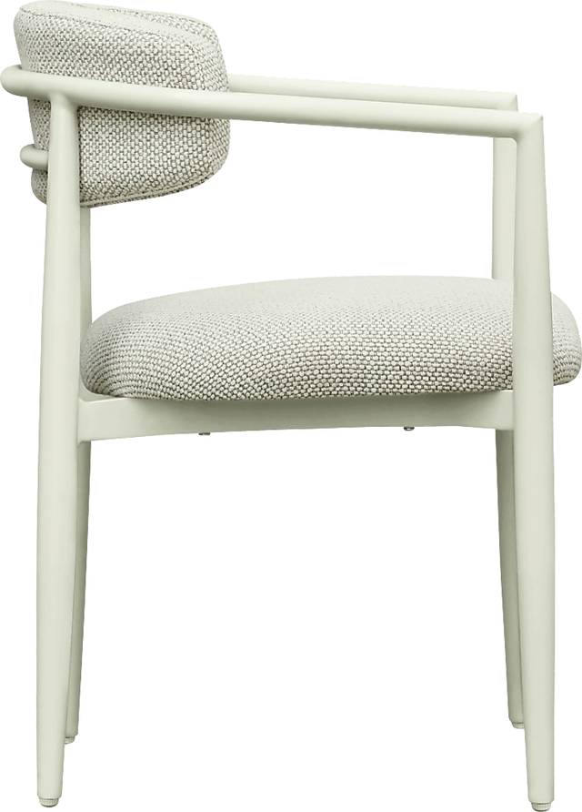 Outdoor Fryburg Cream Arm Chair - Thumbnail - Image 3