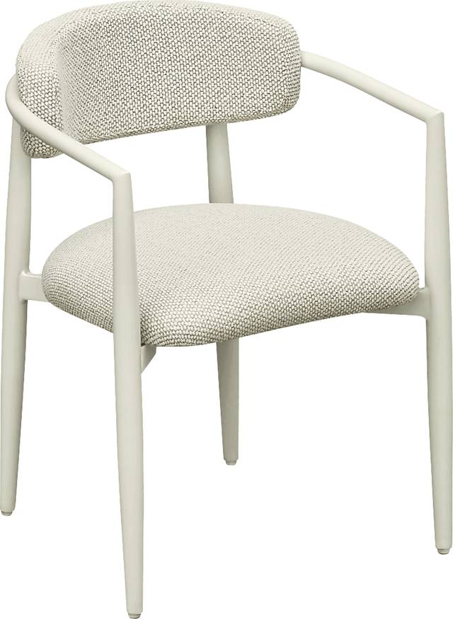Outdoor Fryburg Cream Arm Chair - Thumbnail - Image 1