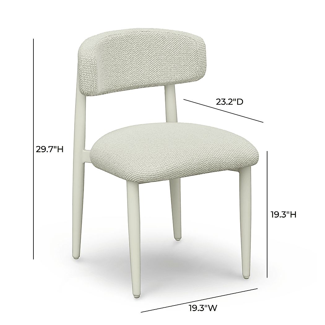 Fryburg Cream Side Chair - Thumbnail 2