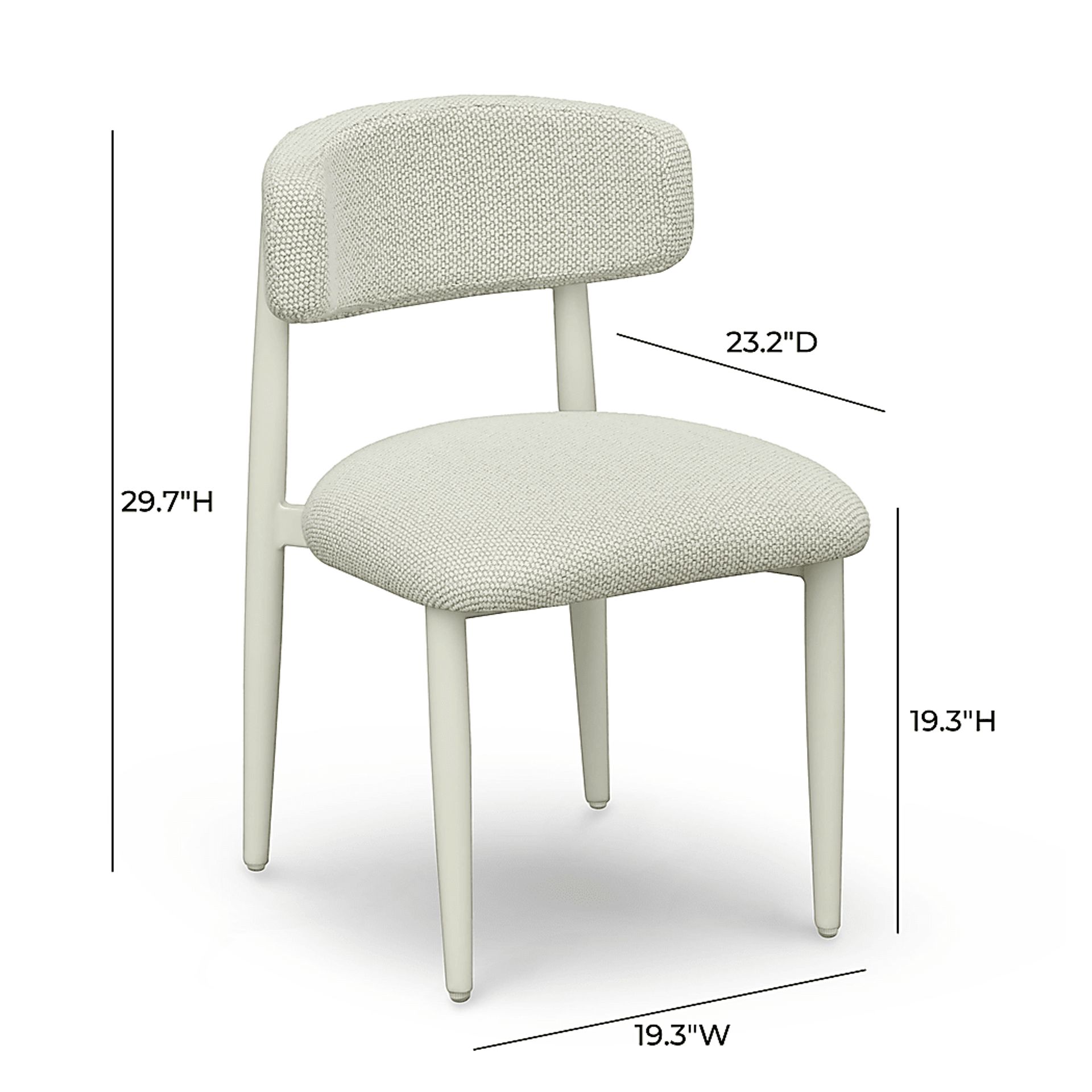 Outdoor Fryburg Cream Side Chair - Image 7