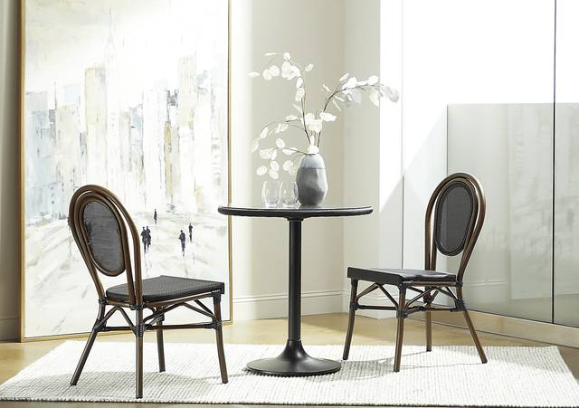 Outdoor Gately Brown Dining Chair, Set of 2 - Thumbnail - Image 3