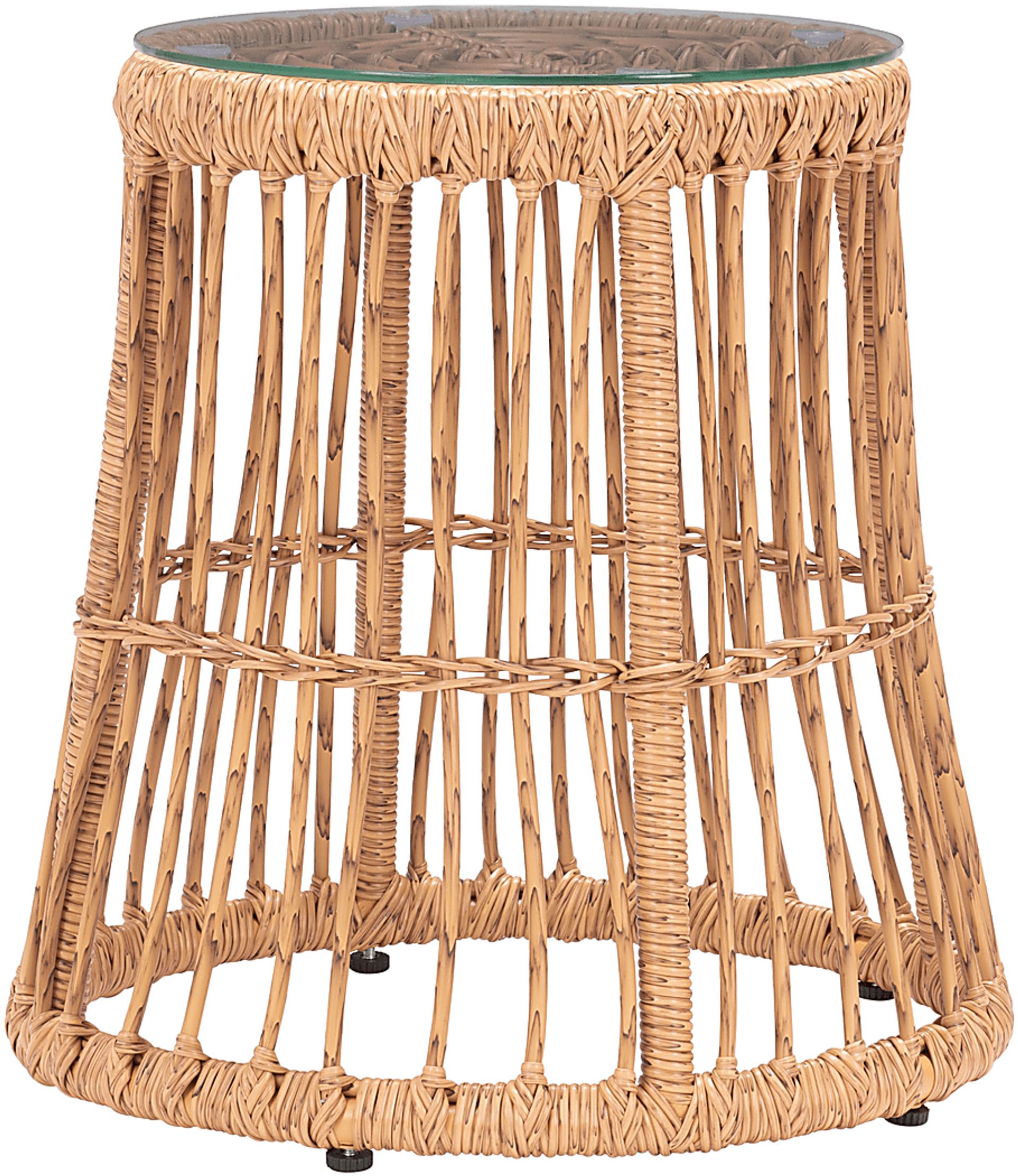 Outdoor Gineridge Brown Side Table - Image 4
