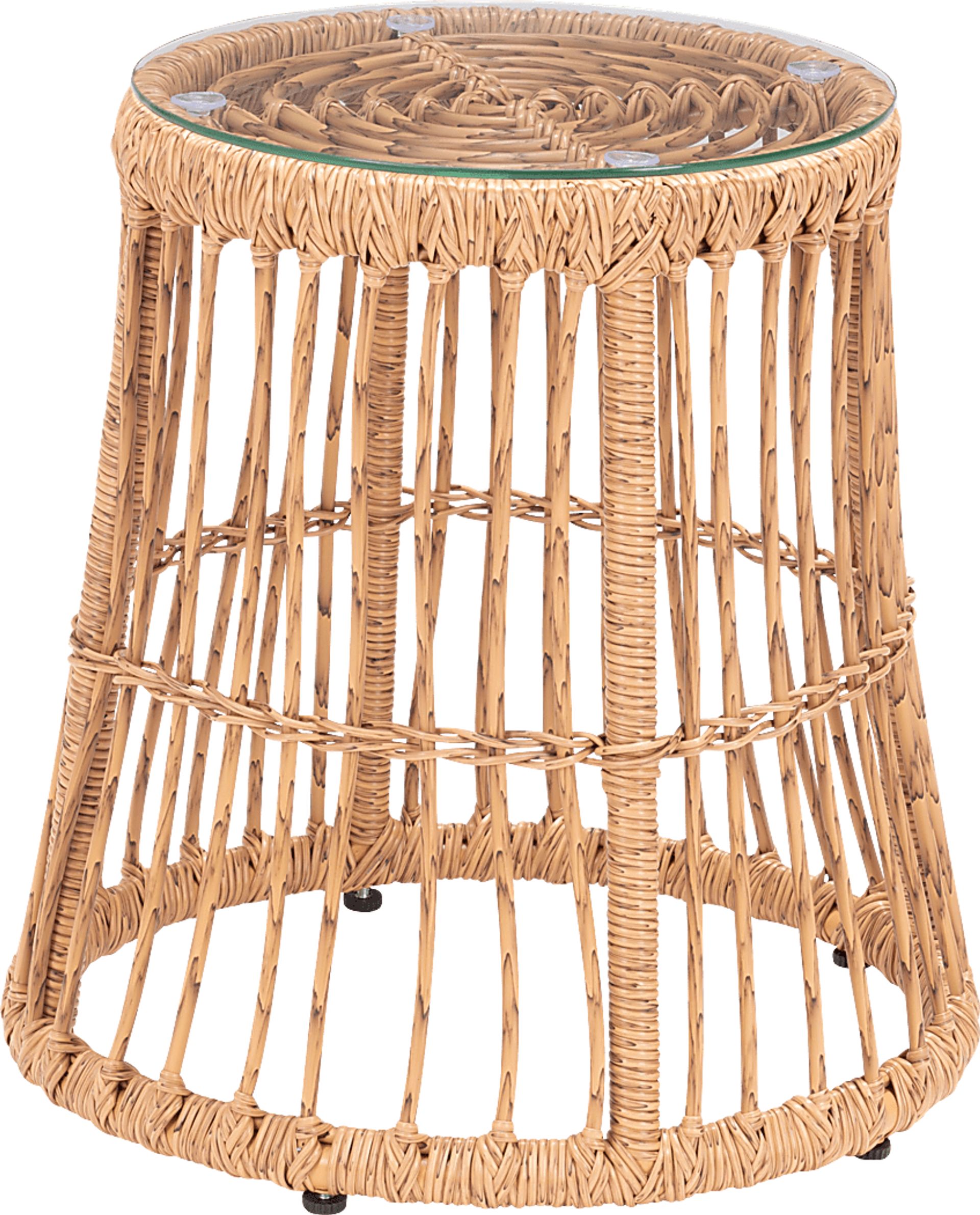 Outdoor Gineridge Brown Side Table - Image 1