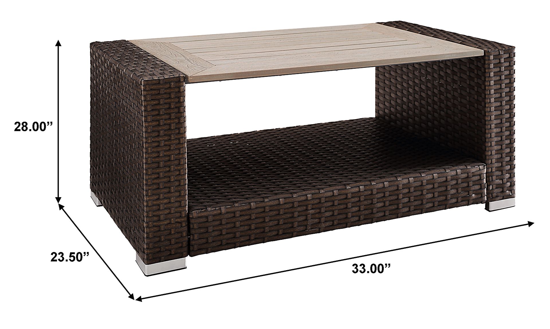 Gladway Brown 4 Pc Outdoor Seating Set - Image 17