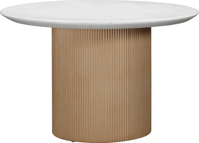 Outdoor Glyndora White Dining Table - Thumbnail - Image 3