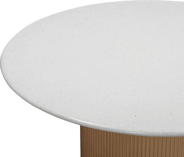 Outdoor Glyndora White Dining Table - Thumbnail - Image 5