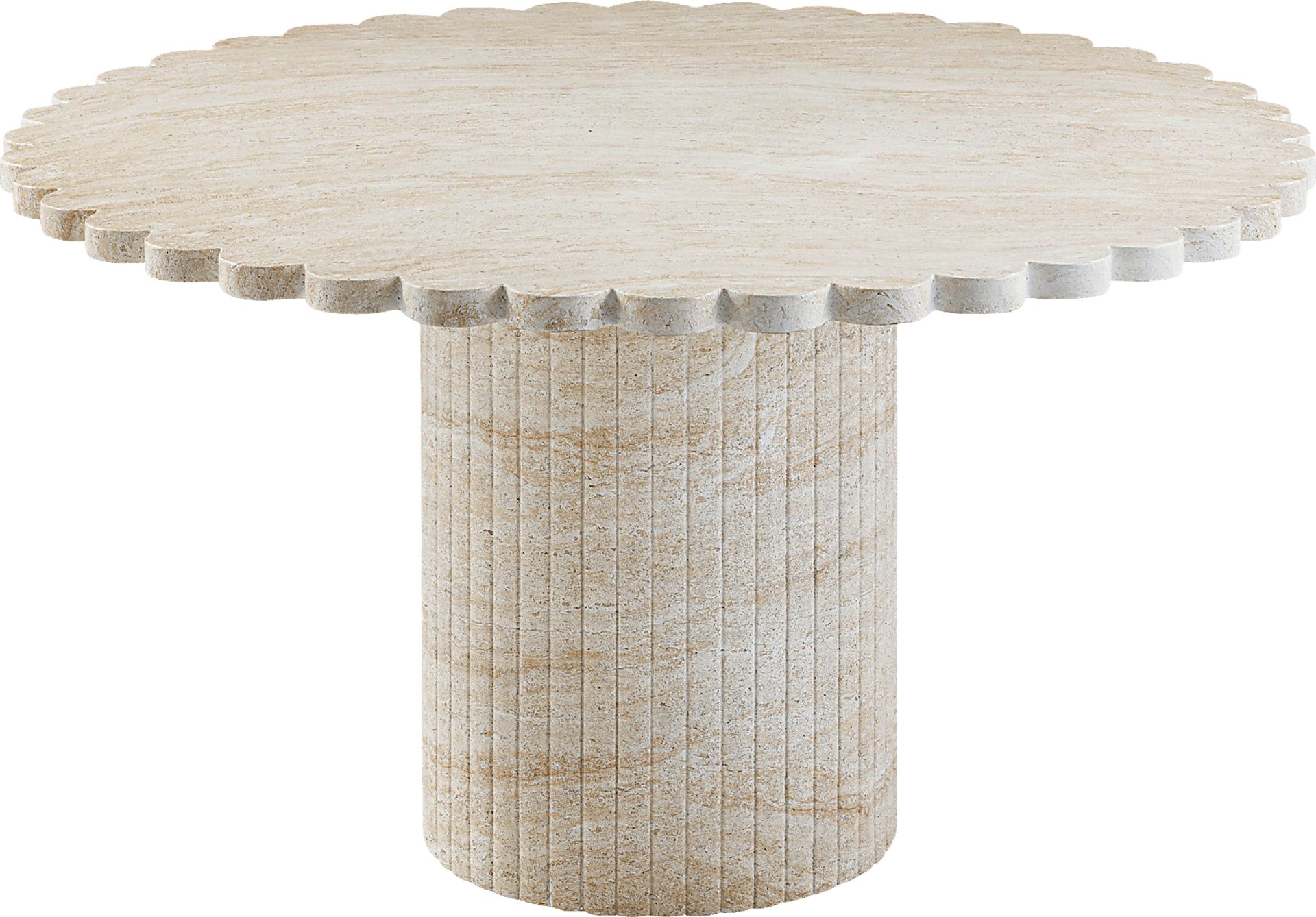 Outdoor Grafius Beige Dining Table - Image 6