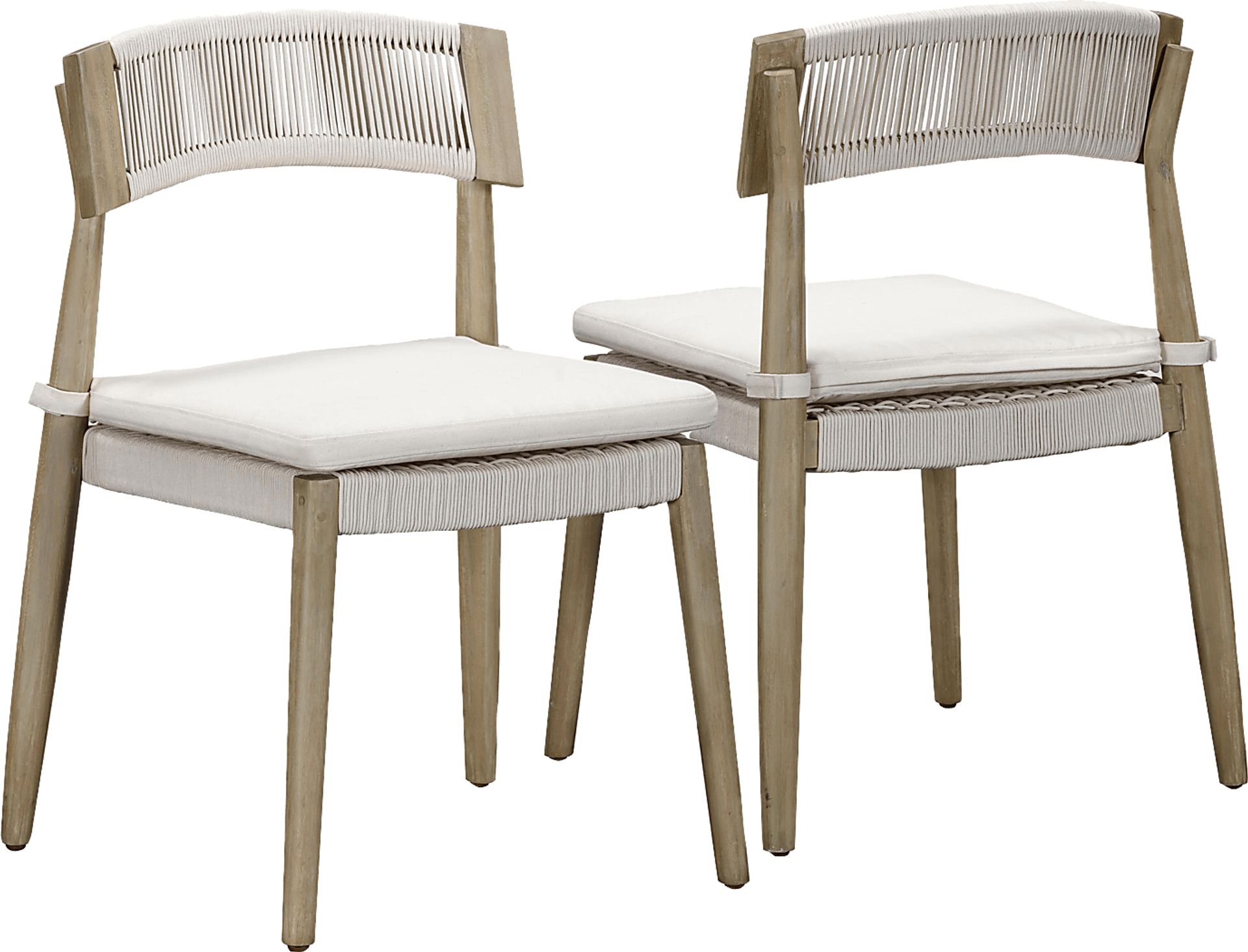 Outdoor Grampion Cream Dining Chair, Set of 2 - Image 1