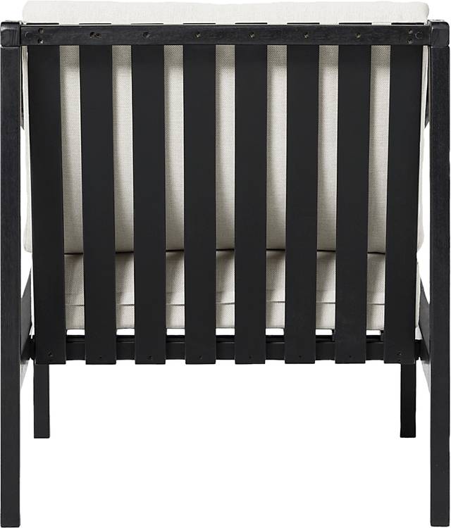 Outdoor Guilmere Black Accent Chair - Thumbnail - Image 5