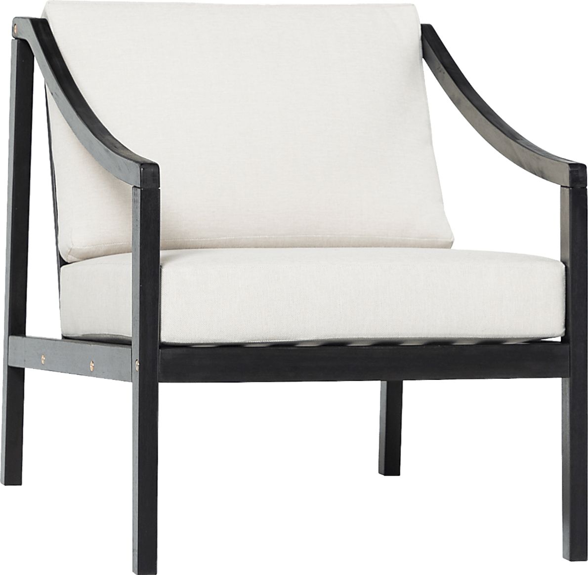 Outdoor Guilmere Black Accent Chair