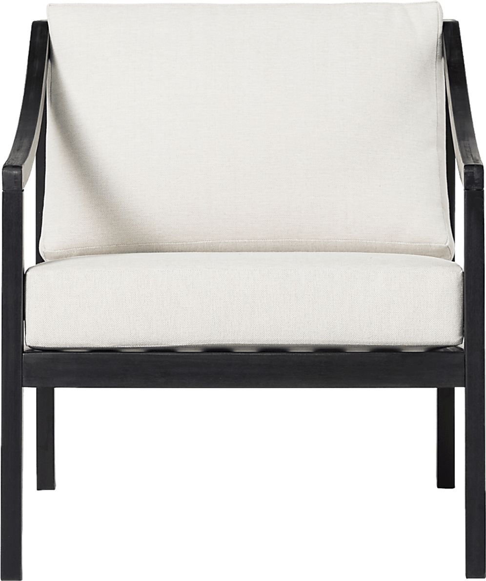 Outdoor Guilmere Black Accent Chair