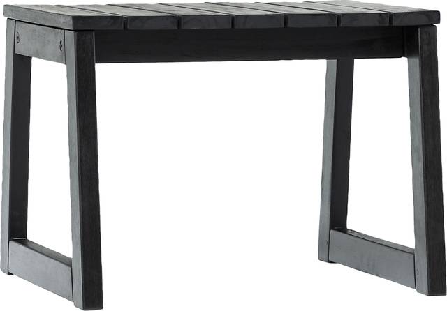 Outdoor Guilmere Black End Table - Thumbnail - Image 1