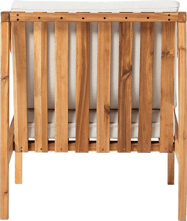 Outdoor Guilmere Natural Accent Chair - Thumbnail - Image 6