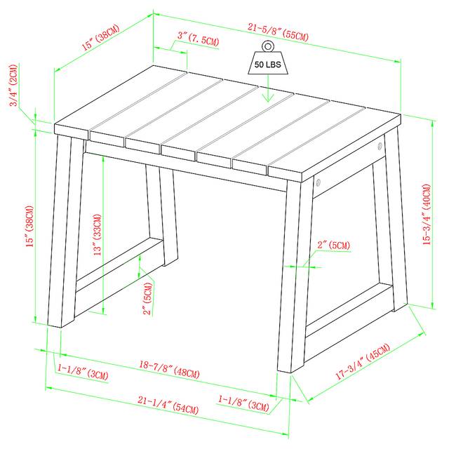 Outdoor Guilmere Natural End Table - Thumbnail - Image 7