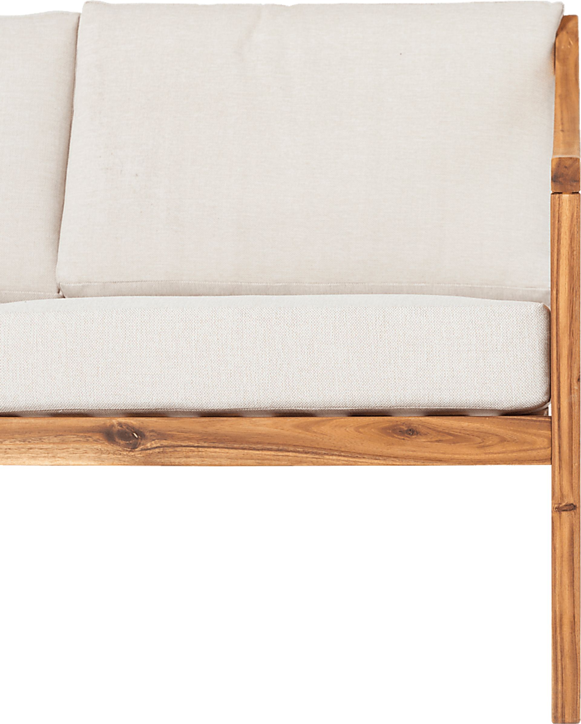 Outdoor Guilmere Natural Loveseat - Image 4