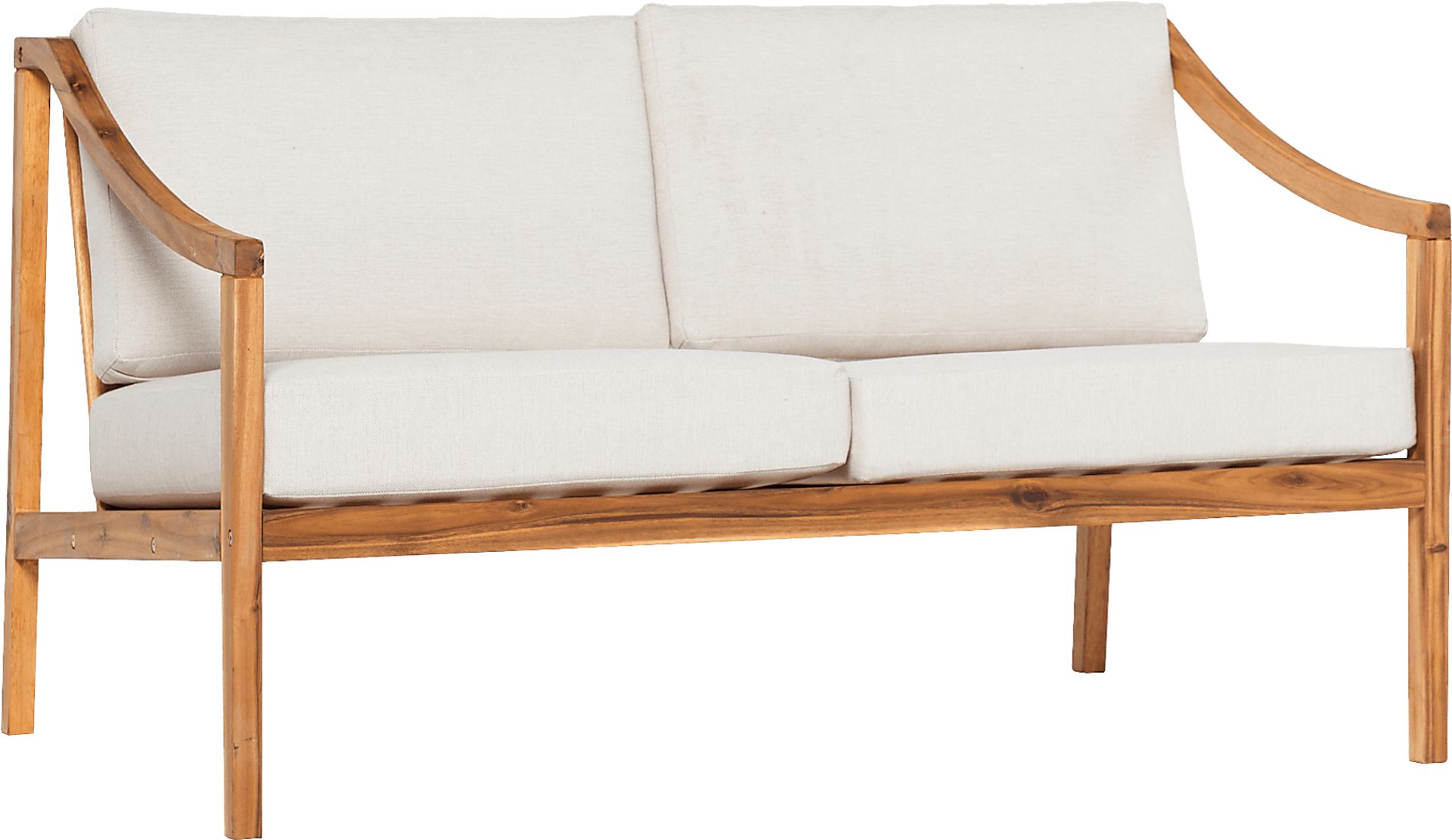 Outdoor Guilmere Natural Loveseat - Image 6