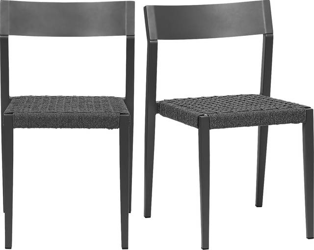 Outdoor Gullbrandsen Gray Dining Chair, Set of 2 - Thumbnail - Image 1