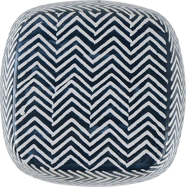 Outdoor Gunton Blue Stool - Thumbnail - Image 4