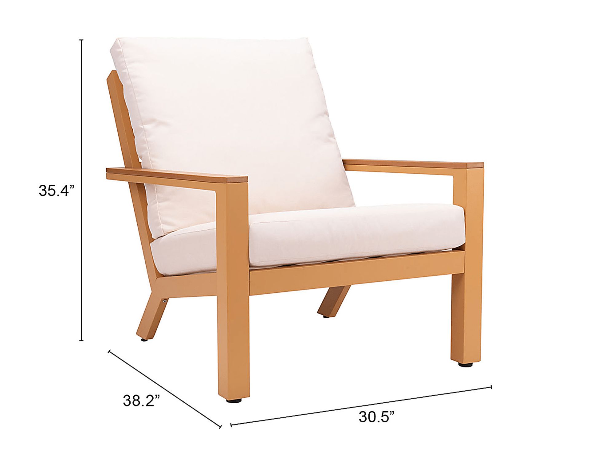 Outdoor Hackmatack Brown Accent Chair - Image 15