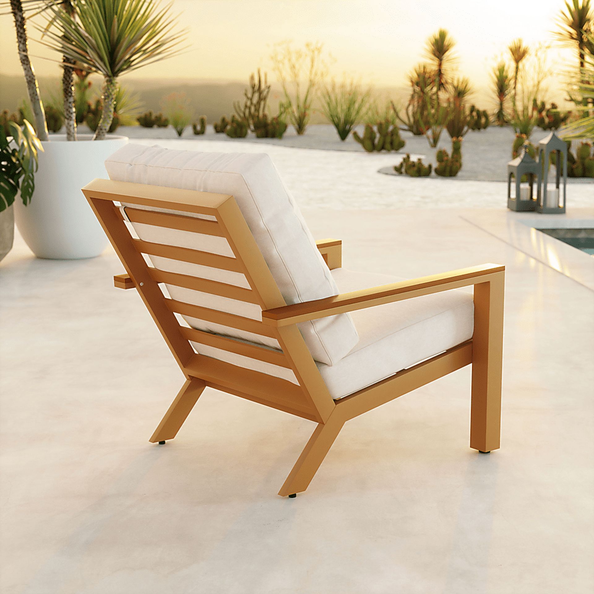 Outdoor Hackmatack Brown Accent Chair - Image 2