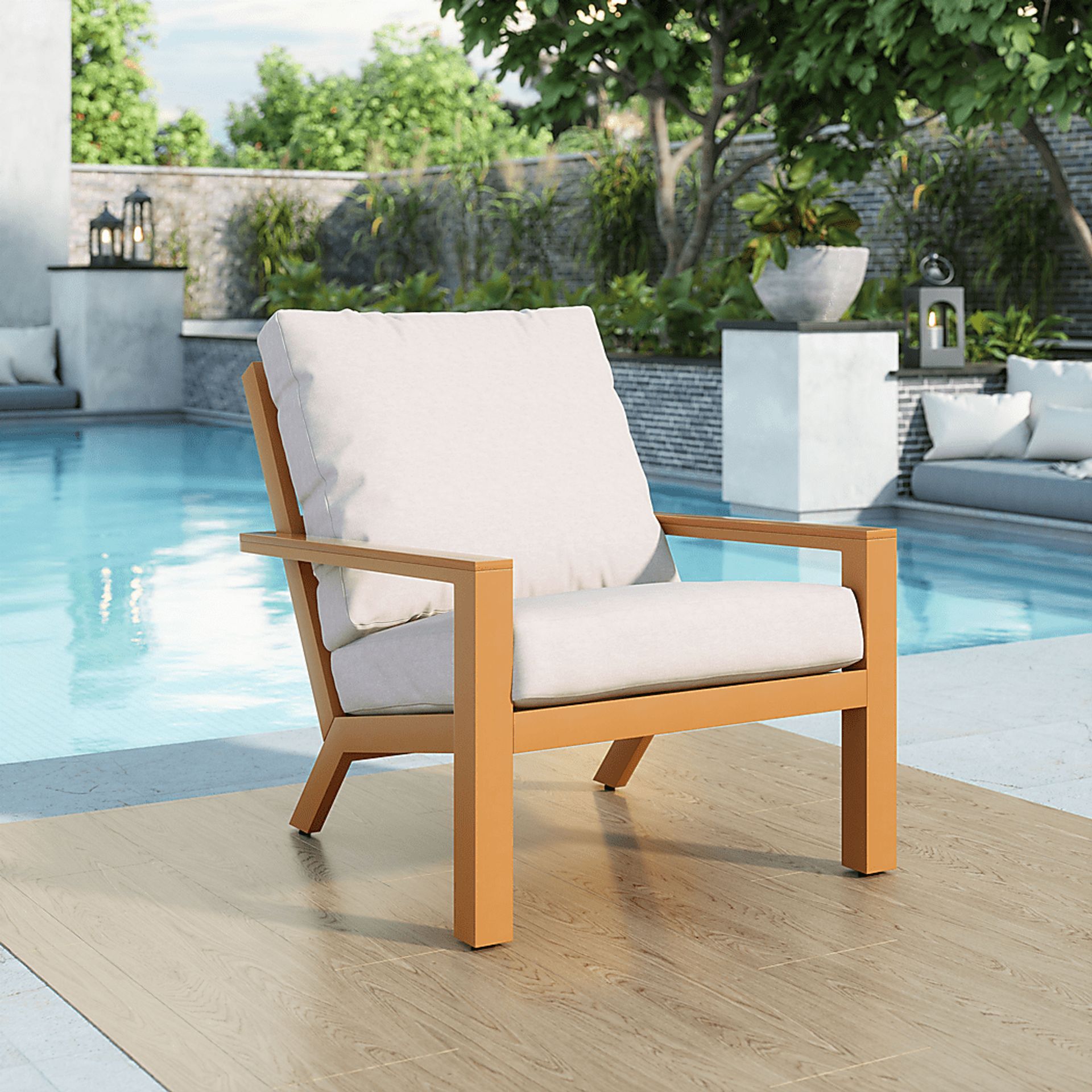 Outdoor Hackmatack Brown Accent Chair - Image 5