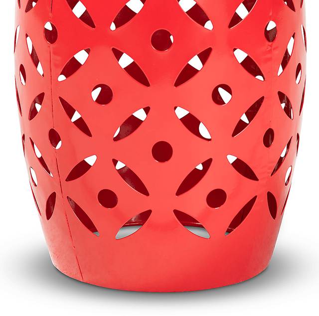 Outdoor Hadiyan Red Side Table - Thumbnail - Image 2