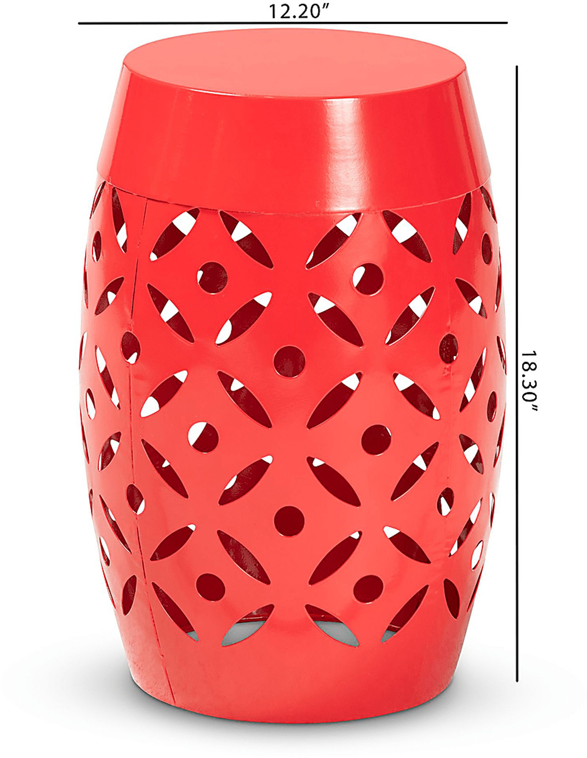 Outdoor Hadiyan Red Side Table - Image 6