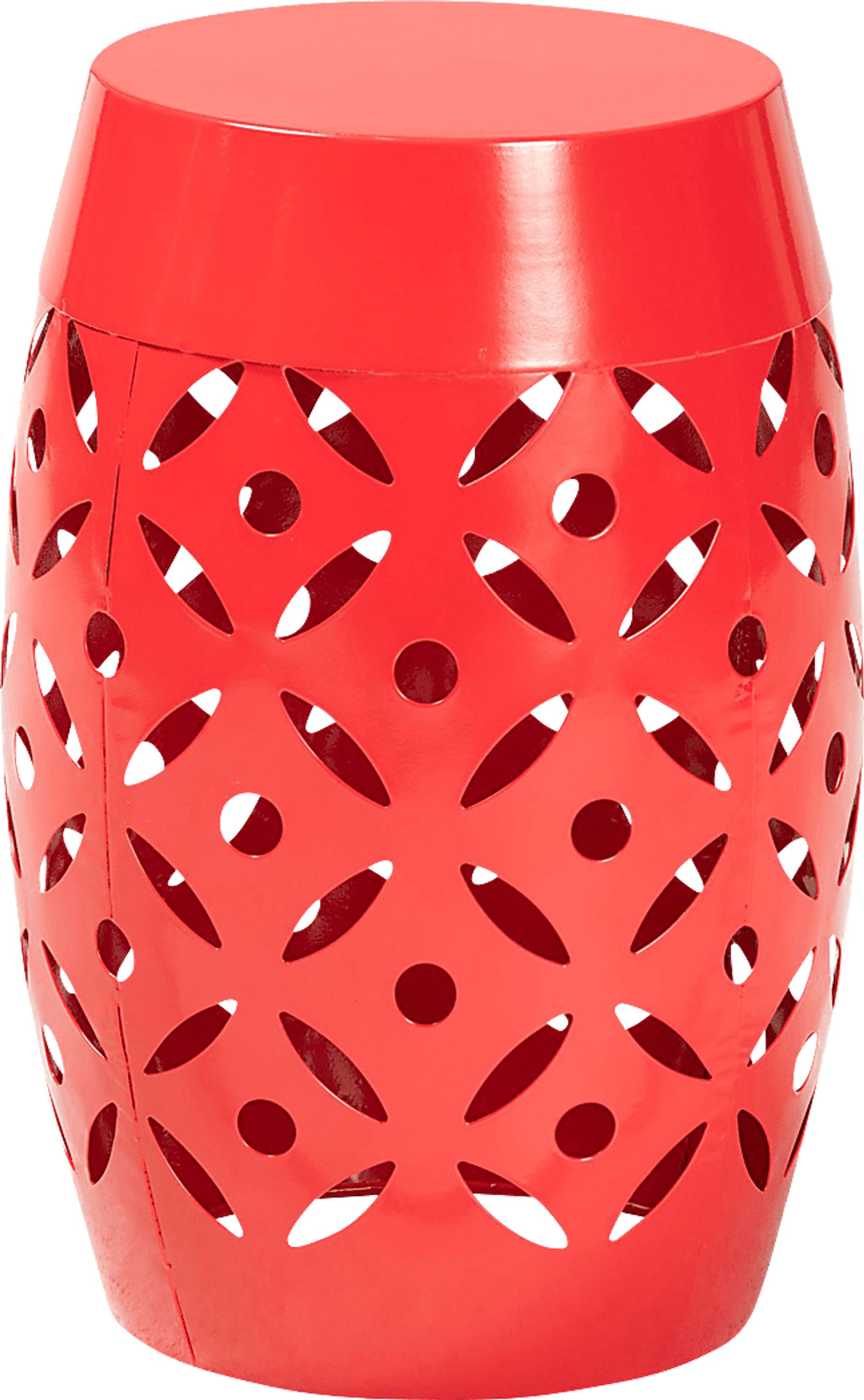 Outdoor Hadiyan Red Side Table - Image 1