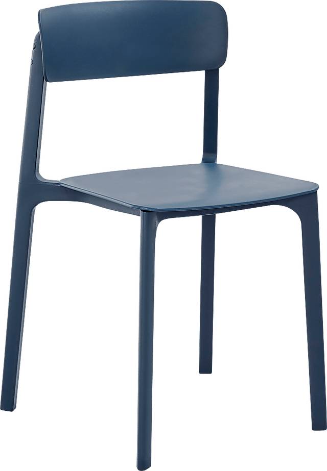Outdoor Hartzog Blue Dining Chair, Set of 2 - Thumbnail - Image 4