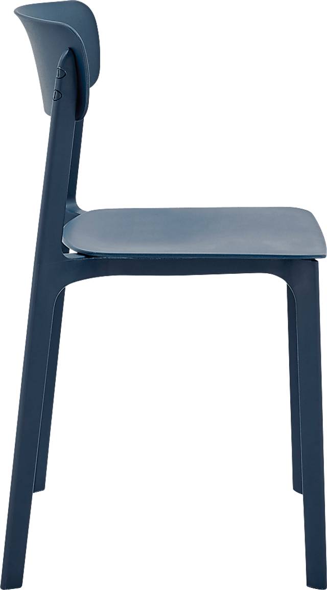 Outdoor Hartzog Blue Dining Chair, Set of 2 - Thumbnail - Image 5