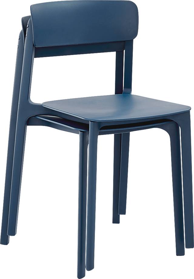 Outdoor Hartzog Blue Dining Chair, Set of 2 - Thumbnail - Image 8