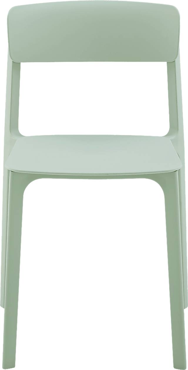 Outdoor Hartzog Mint Green Dining Chair, Set of 2 - Thumbnail - Image 3