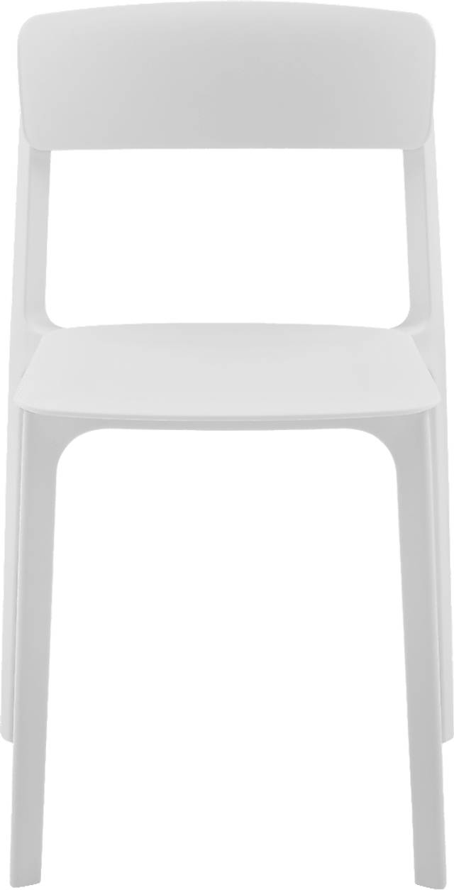 Outdoor Hartzog White Dining Chair, Set of 2 - Thumbnail - Image 3