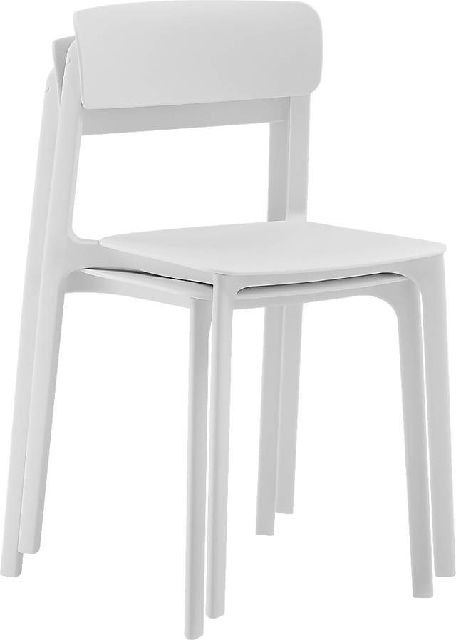 Outdoor Hartzog White Dining Chair, Set of 2 - Thumbnail - Image 8