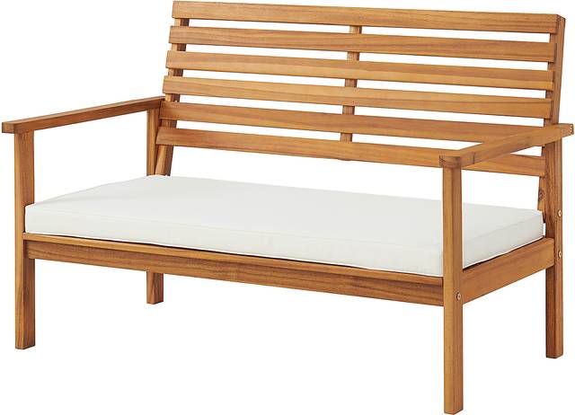 Outdoor Heatherrglen Brown Bench and Cocktail Table Set - Thumbnail - Image 3