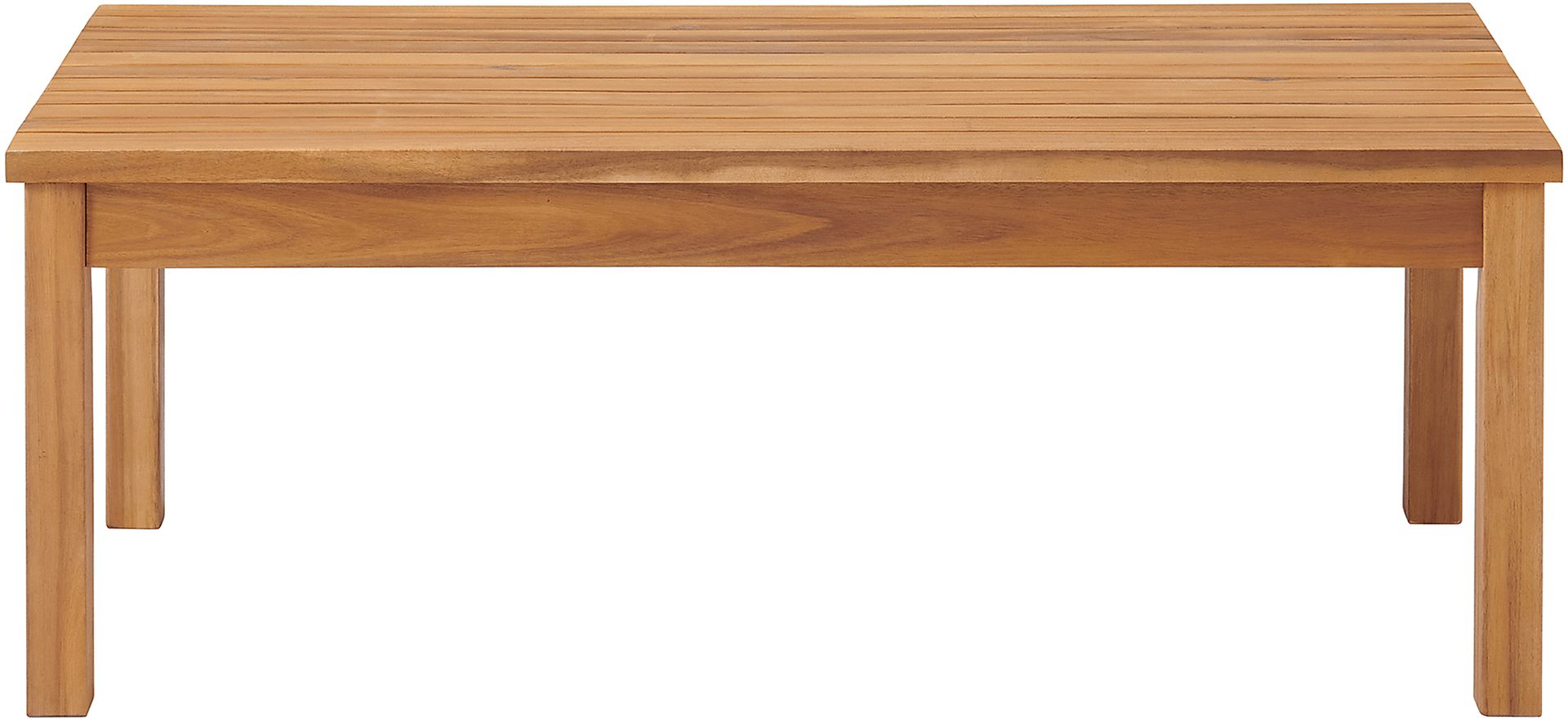 Outdoor Heatherrglen Brown Bench and Cocktail Table Set - Image 6