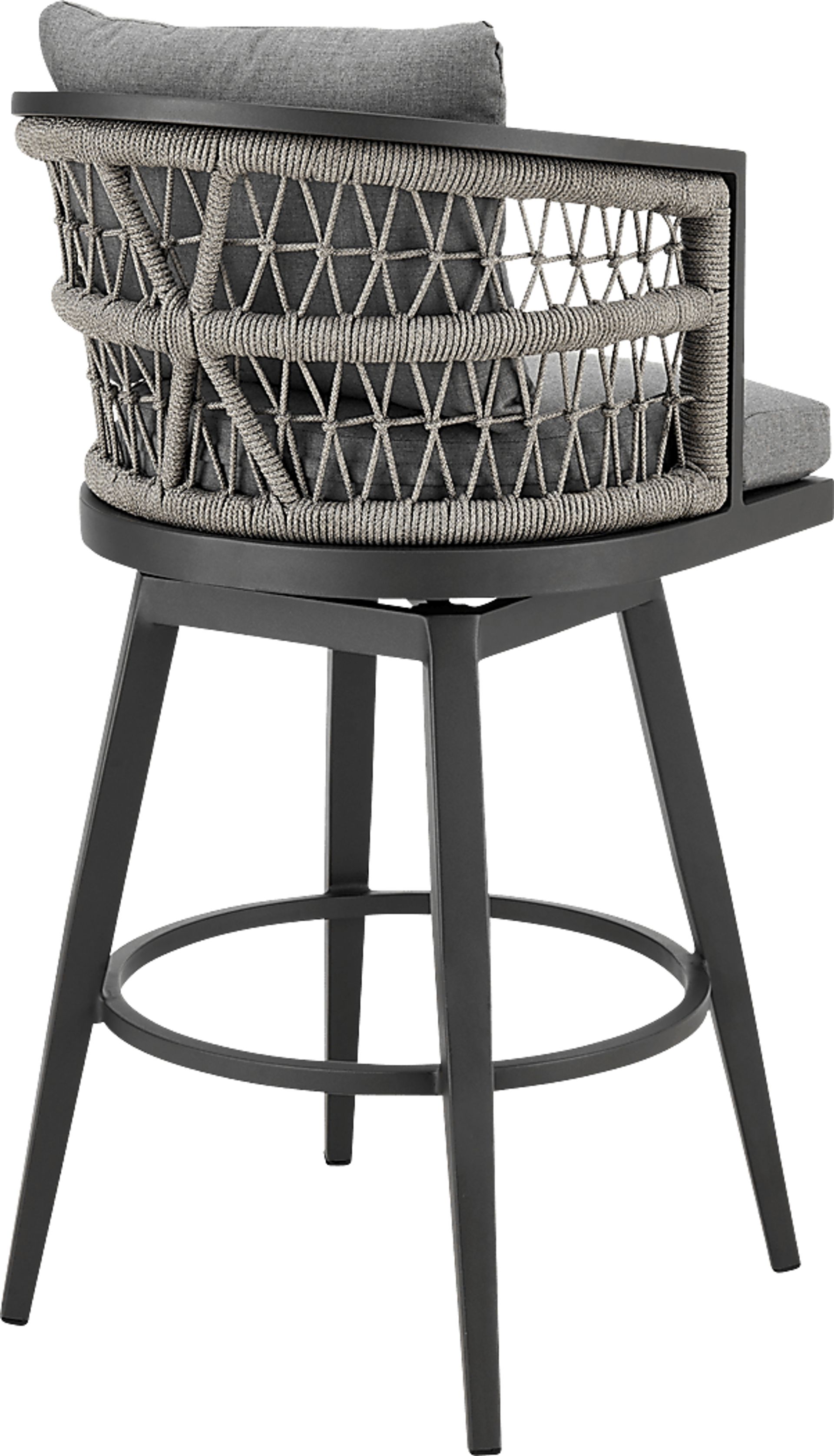 Outdoor Hebtos Gray Swivel Barstool - Image 4