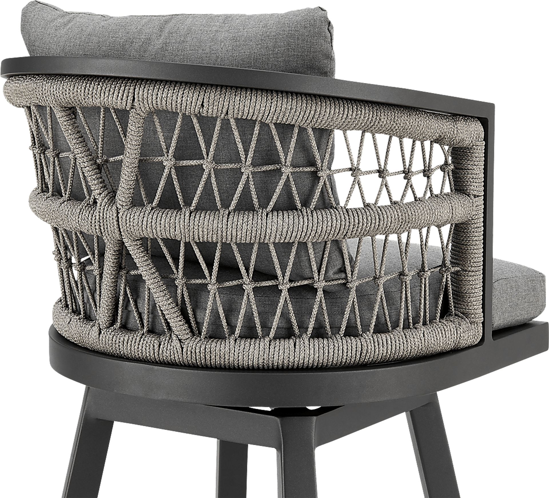 Outdoor Hebtos Gray Swivel Barstool - Image 6