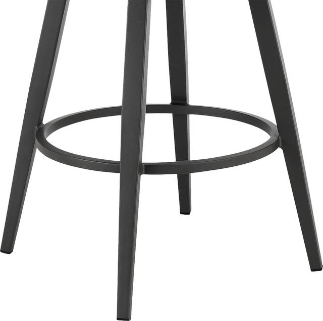 Outdoor Hebtos Gray Swivel Barstool - Thumbnail - Image 9