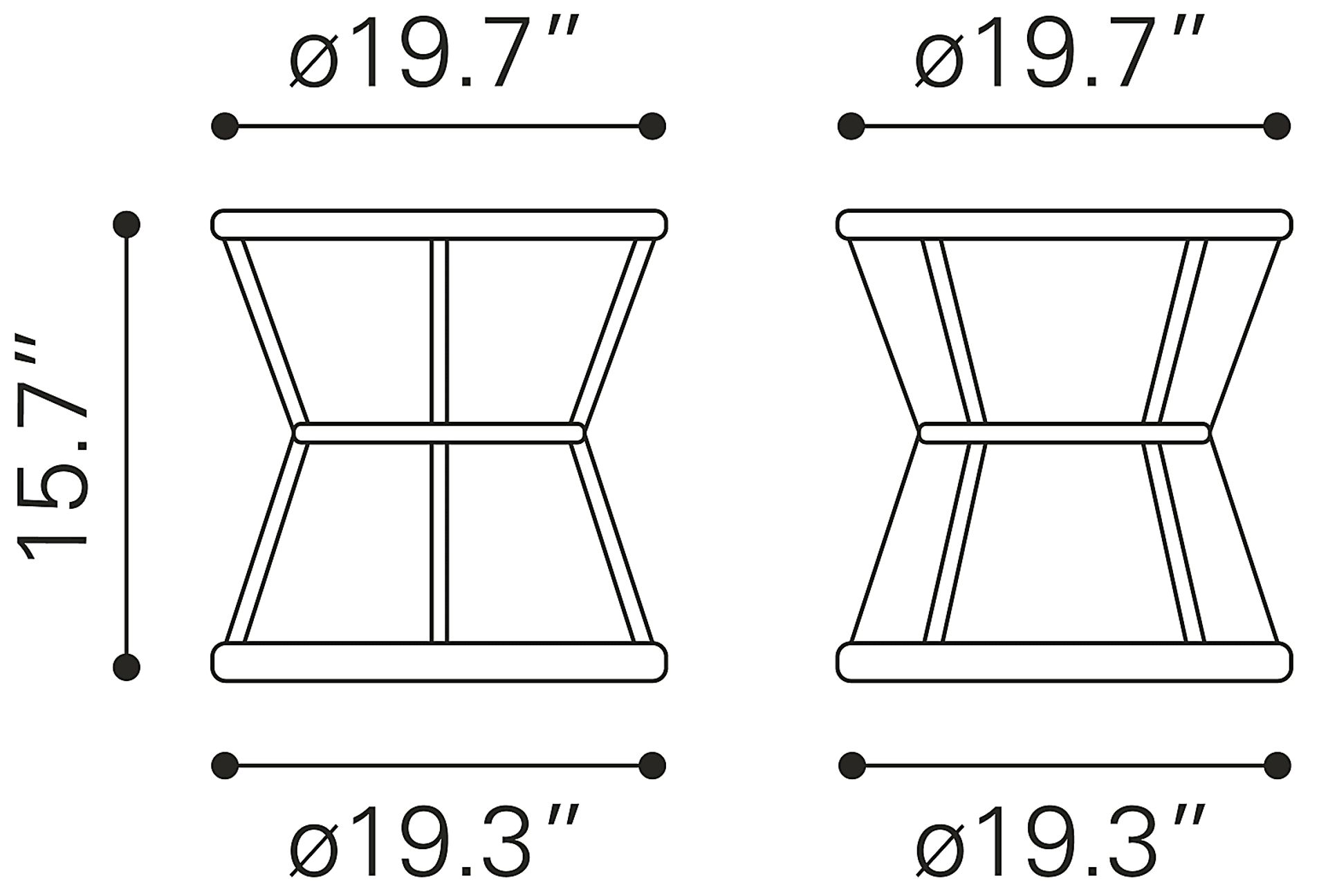 Outdoor Hershe Brown Side Table - Image 11