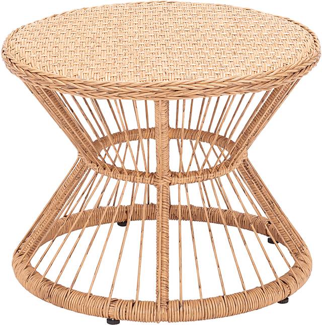 Outdoor Hershe Brown Side Table - Thumbnail - Image 7