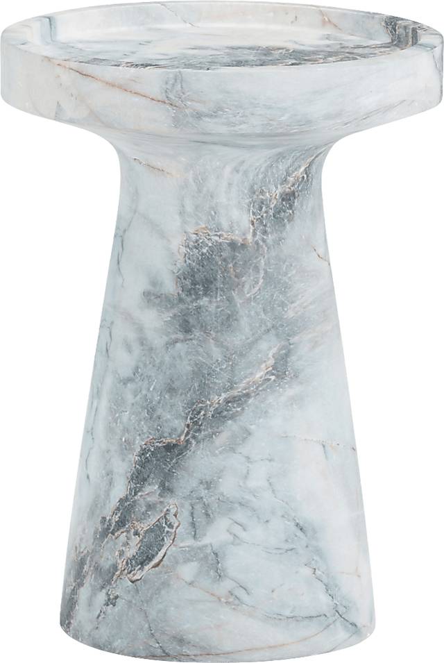 Outdoor Hogex White End Table - Thumbnail - Image 1