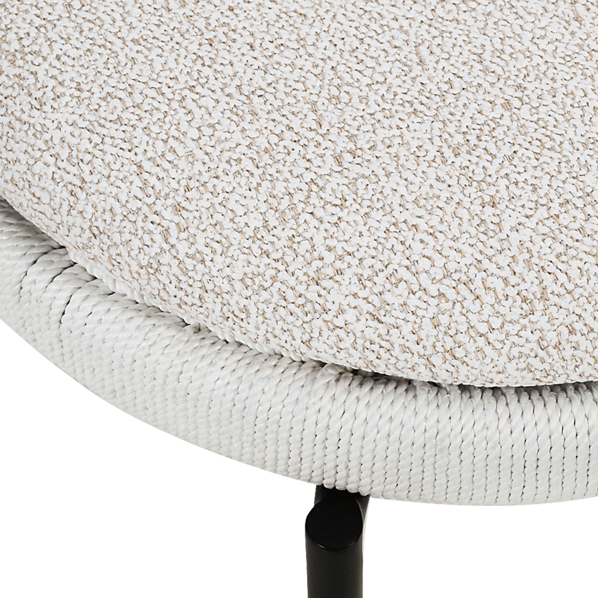Outdoor Hollyhocky Cream Dining Chair - Image 6